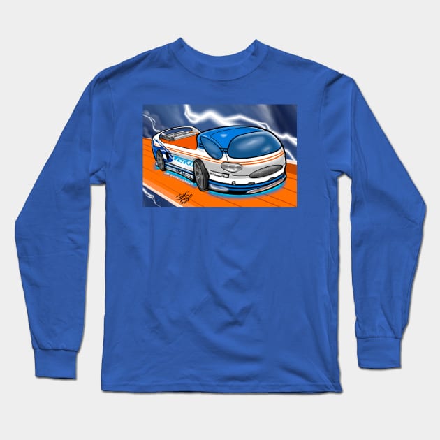 Surf truck street racer Long Sleeve T-Shirt by Jevinloopart